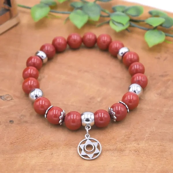 Bracelet Jaspe Rouge