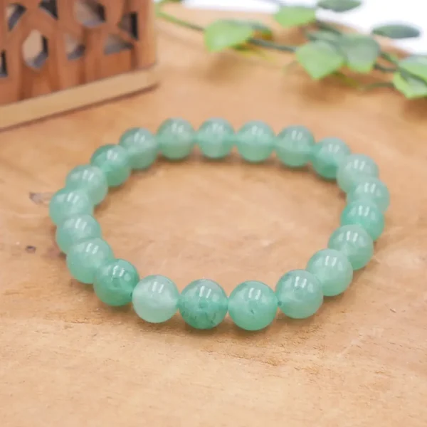 Pierre d'Aventurine Verte naturelle, cristal de chance et d'apaisement pour lithothérapie