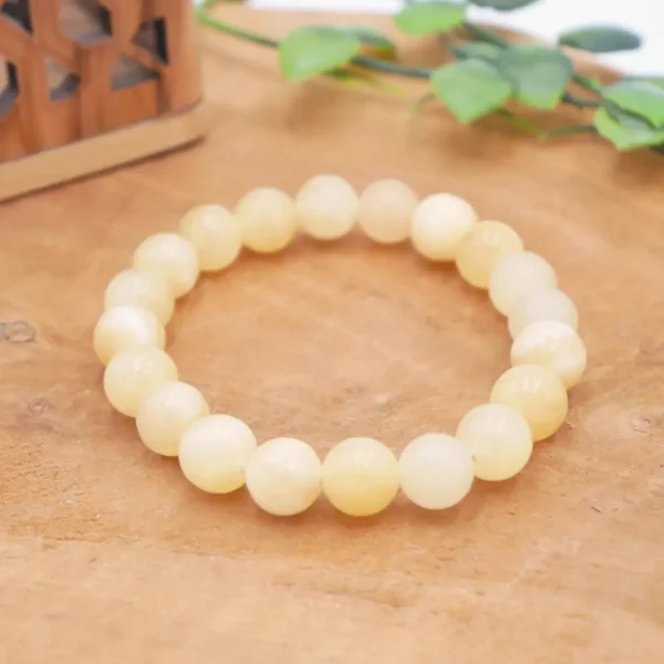 Pierre naturelle de Calcite Jaune brute éclatante pour lithothérapie