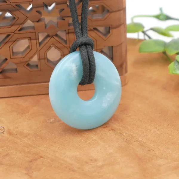 Donut en pierre naturelle Amazonite