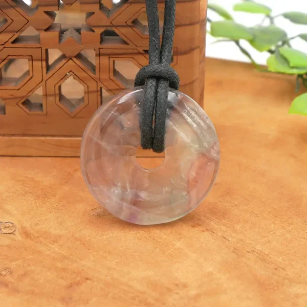 Donut en pierre naturelle Fluorite