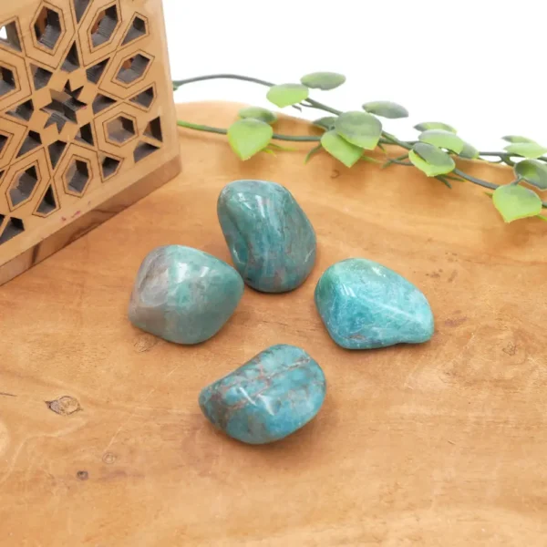 Photo Pierre roulée Amazonite en pierre naturelle
