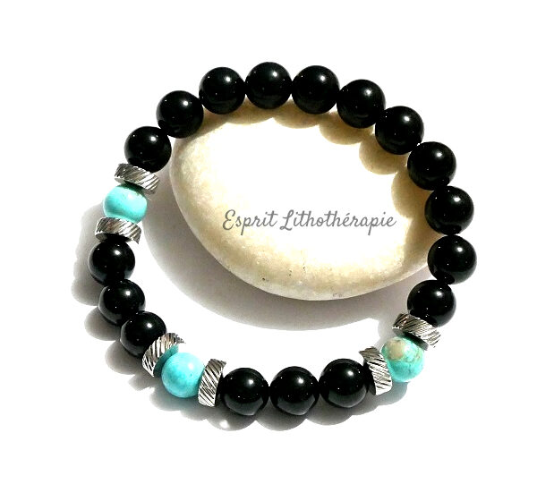 Bracelet Tourmaline, Turquoise