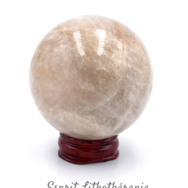 Sphère en Pierre de lune naturelle de qualité