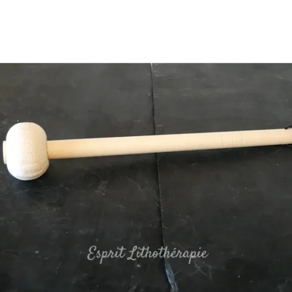 Mailloche gong et bol tibétain – Frappe grave et précise