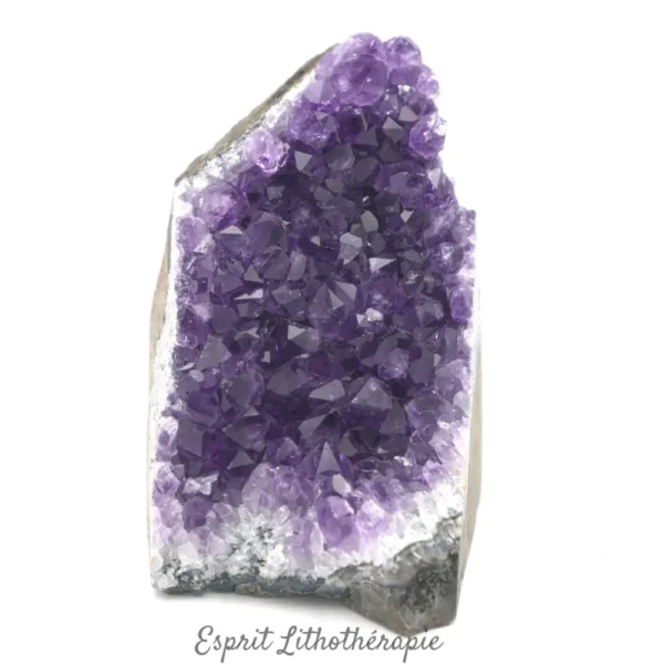 Druse Améthyste d'Uruguay de qualité extra AAA