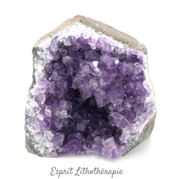 Druse Améthyste d'Uruguay de qualité extra AAA