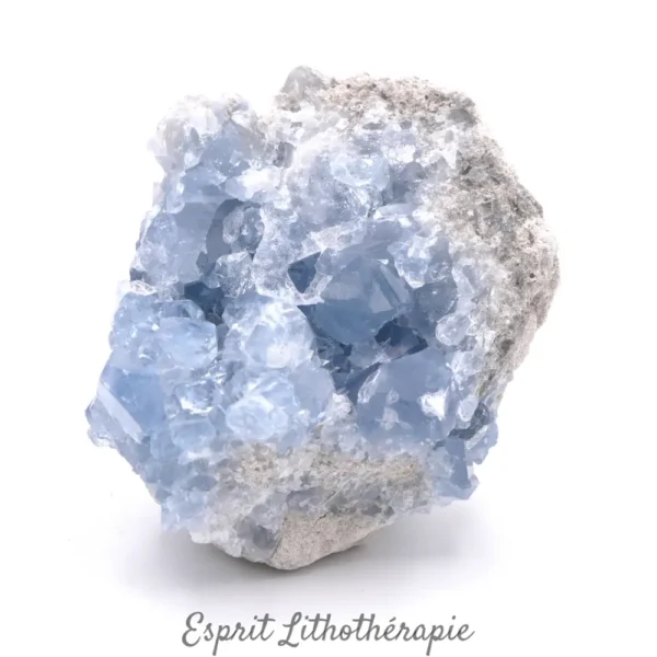 géode célestine en pierre naturelle de qualité