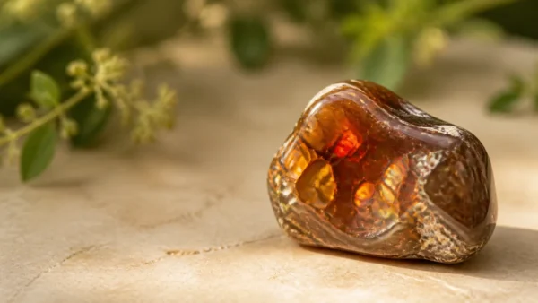 Agate de feu : vertus, énergie et propriétés