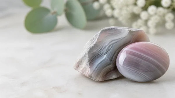 Agate du Botswana : vertus, douceur et propriétés