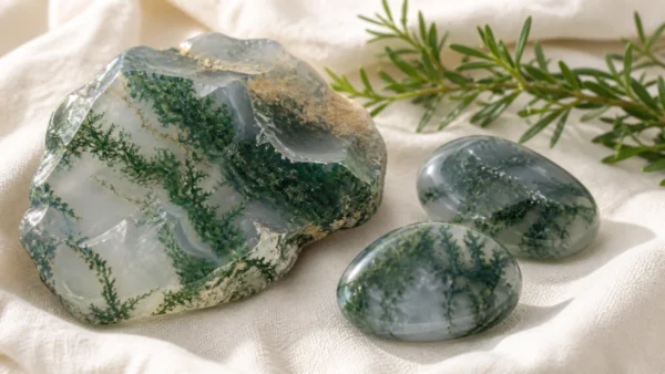 Agate mousse : vertus, nature et propriétés